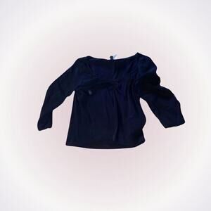 Divided by H&M Black Sweetheart Crop Top | Sz M